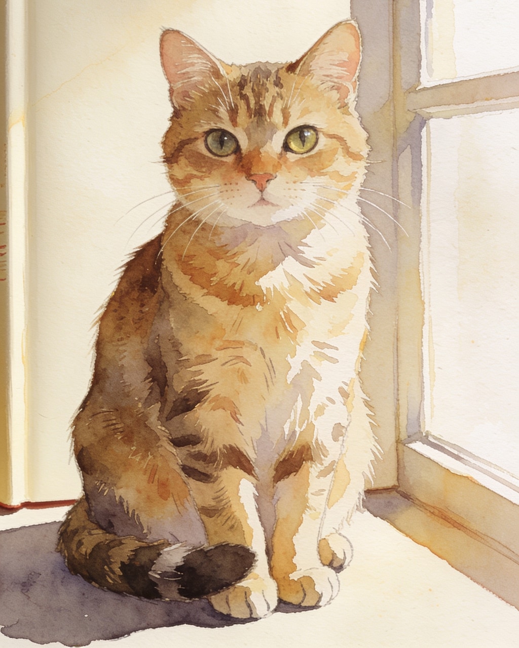 故事书水彩猫咪头像成片,GPT Image 2 猫咪照片可复制 Prompt